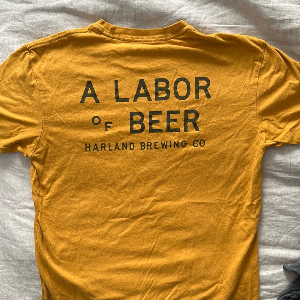 Harland Brewing Co A Labor of Beer Brewery Tshirt